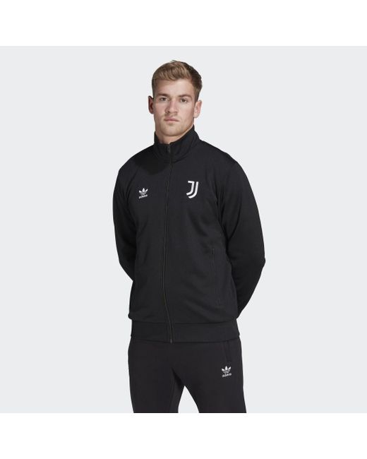 Veste de survêtement Juventus Essentials Trefoil adidas pour homme en  coloris Noir | Lyst