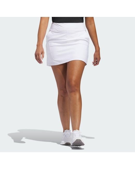 Adidas White Ultimate365 Solid Skort
