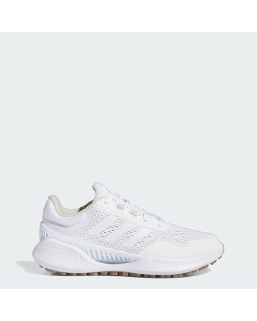 Adidas White Summervent 24 Bounce Golf Shoes Low