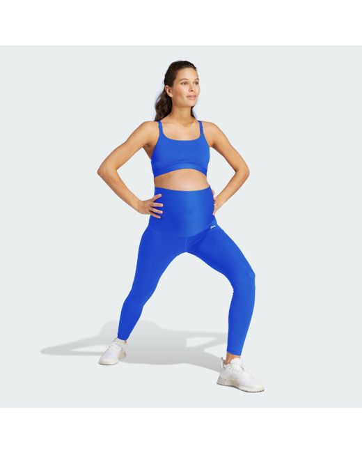 Adidas Blue Powerimpact Medium-support Maternity Bra