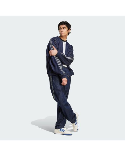 Adidas Blue Sst Adicolor Loose Sst Denim Stone for men
