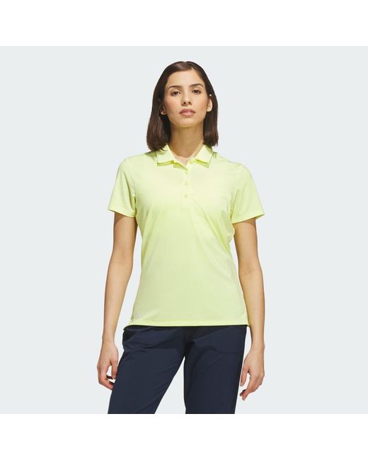 Adidas Green Ultimate365 Solid Short Sleeve Polo Shirt