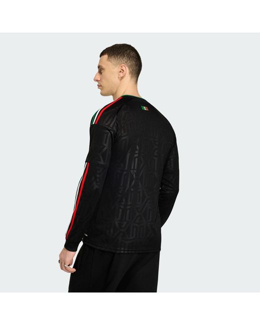 Adidas Mexico 26 Third Long Sleeve Jersey in Black für Herren