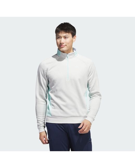 Pull à zip 1/4 DWR adidas pour homme en coloris Gris | Lyst