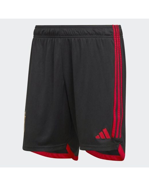 Adidas Black Belgium 22 Home Shorts for men