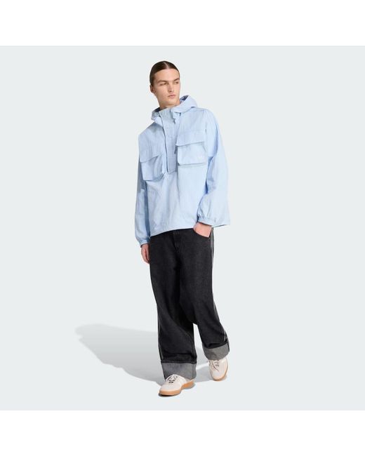 Adidas Originals Blue Britcore Parka for men