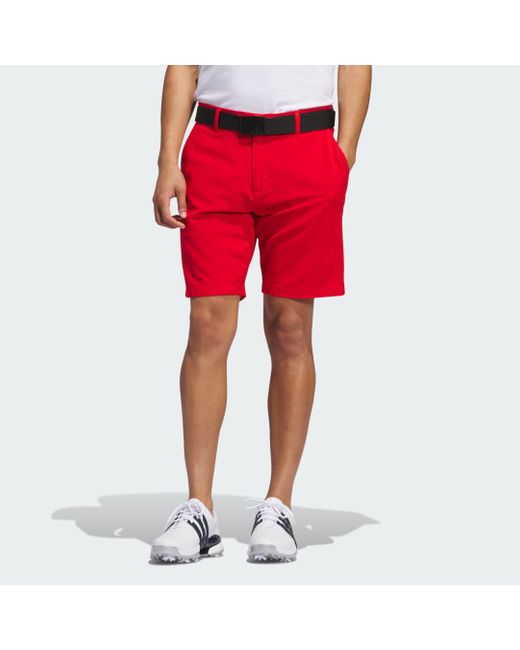 Adidas Originals Red Ultimate365 8.5-Inch Golf Shorts for men