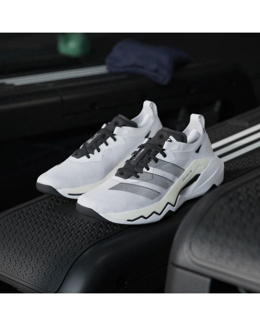 Adidas White Rapidmove Pro Training Shoes for men