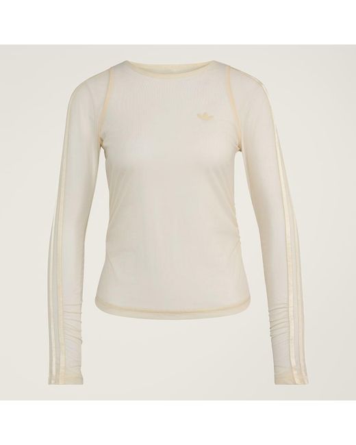 Adidas White Originals Sport Longsleeve Shirt