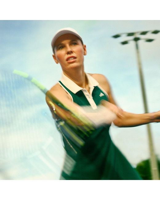 adidas tennis dress green adidas Heritage Tennis Dress in Green