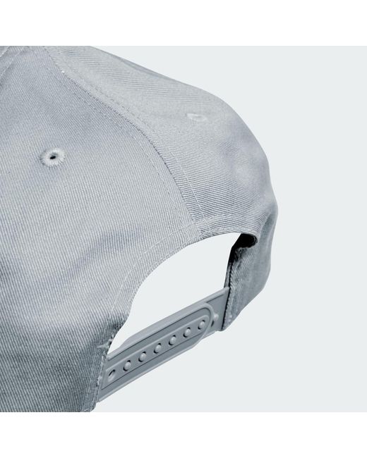 Adidas Blue Metallic Trefoil Baseball Cap
