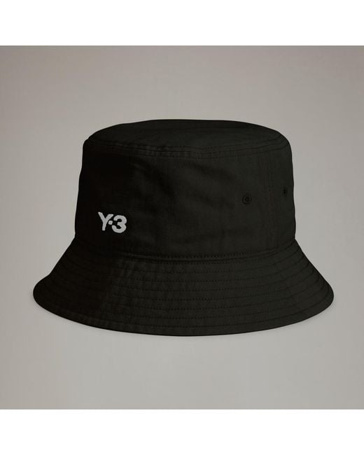Adidas Black Y-3 Bucket Hat