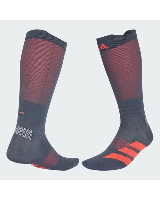 Adidas Purple Running Adizero Calf Sock