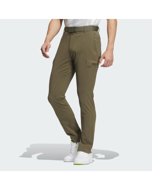 Adidas Green Go-to Cargo Pocket Long Trousers for men