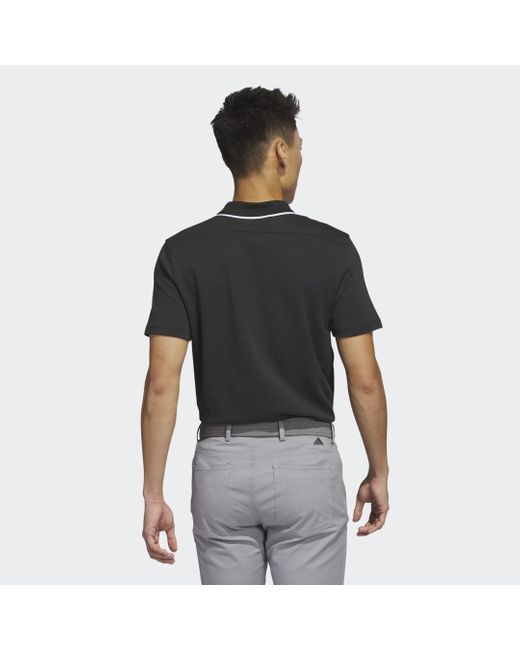 Polo da golf Go-To Piqué di Adidas in Black da Uomo