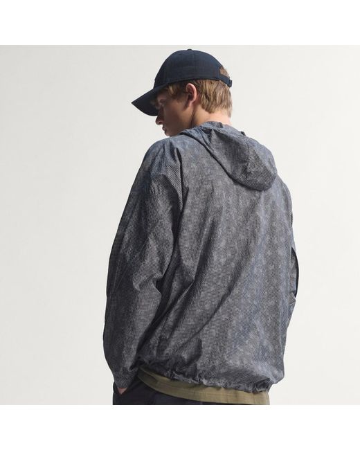Adidas Black Terrex Xploric Clima365 Printed Wind Anorak for men