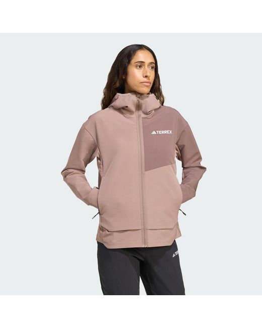 Adidas Pink Terrex Multi Softshell Jacket