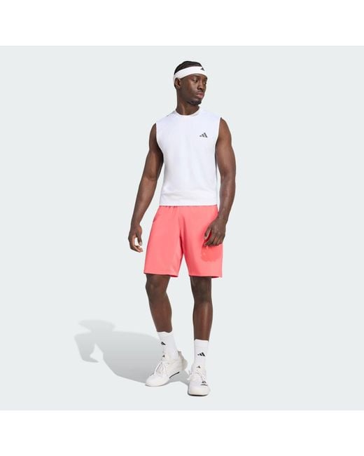 Adidas White Club Tennis Climacool Tank Top for men