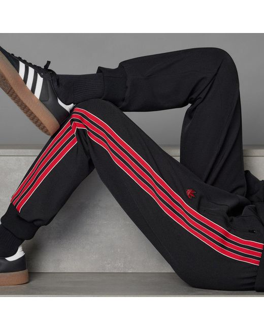 Adidas Gray Manchester United Terrace Icons Track Pants