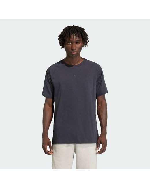 Adidas Blue Lifestyle Premium Essentials Tee Kd3911 for men