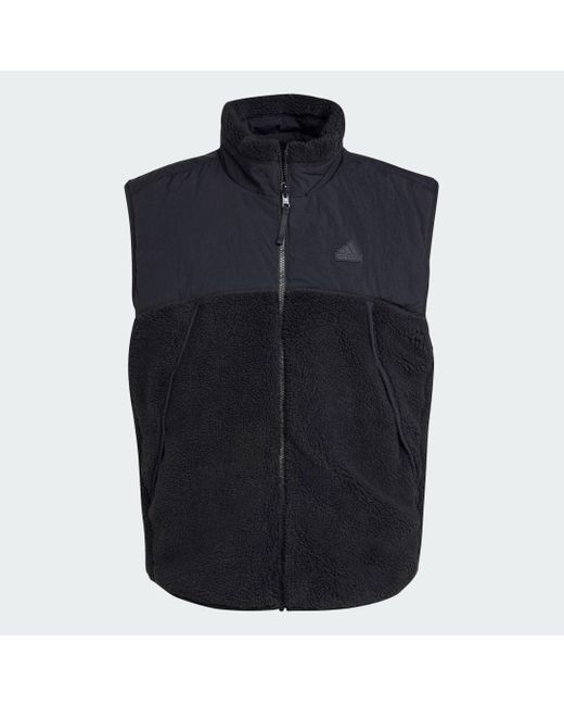 Adidas Black City Escape Reversible Vest for men