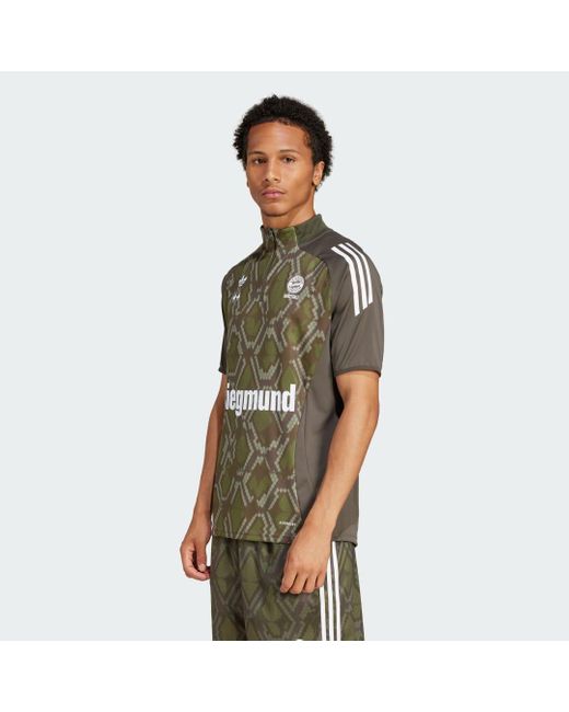 Adidas Green Fc Bayern Basketball Garden Pack Shooter Jersey for men