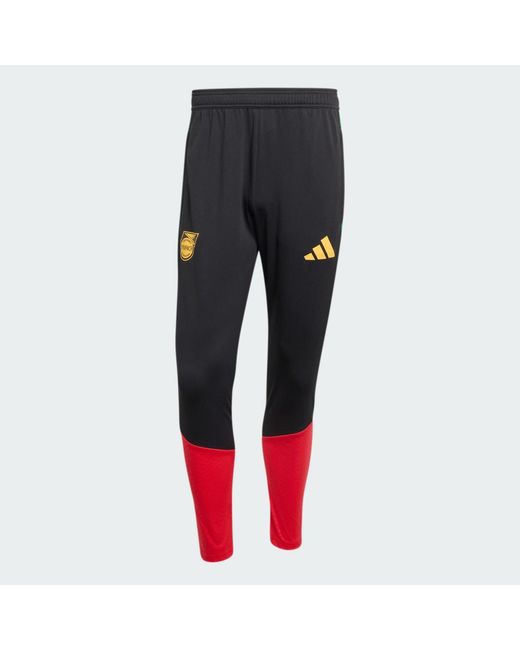 Adidas Red Jamaica 26 X Bob Marley Tiro Training Trousers for men
