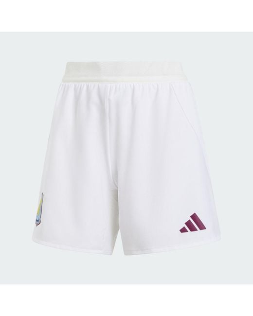 Adidas White Avfc H Sho Auw