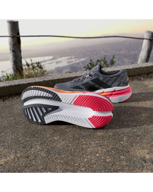 Adidas Blue Adistar 4 Running Shoes for men