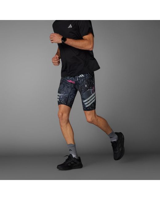 adidas Break The Norm Climacool Biker Tights in Black for Men