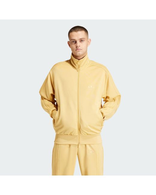 Adidas Yellow Track Top for men