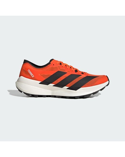 Adidas Red Terrex Agravic Speed 2 Trail Running Shoes for men