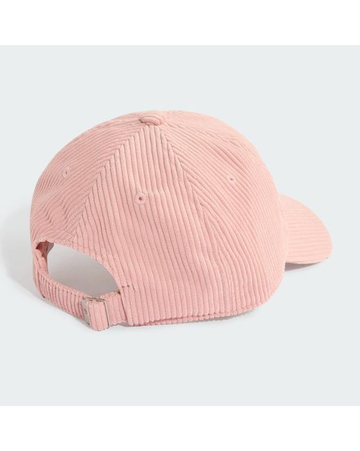 Adidas Pink Corduroy Baseball Cap