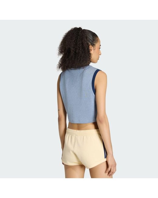 Adidas Blue Heather Tank Top