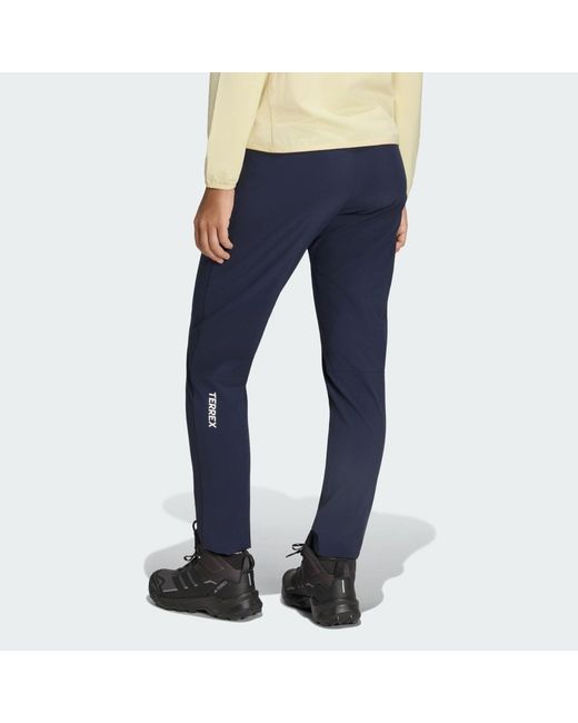 Adidas Blue Terrex Multi Essentials Stretch Tracksuit Bottoms
