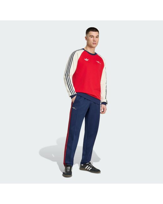 Adidas Red Arsenal Fc Og Crew Sweatshirt for men