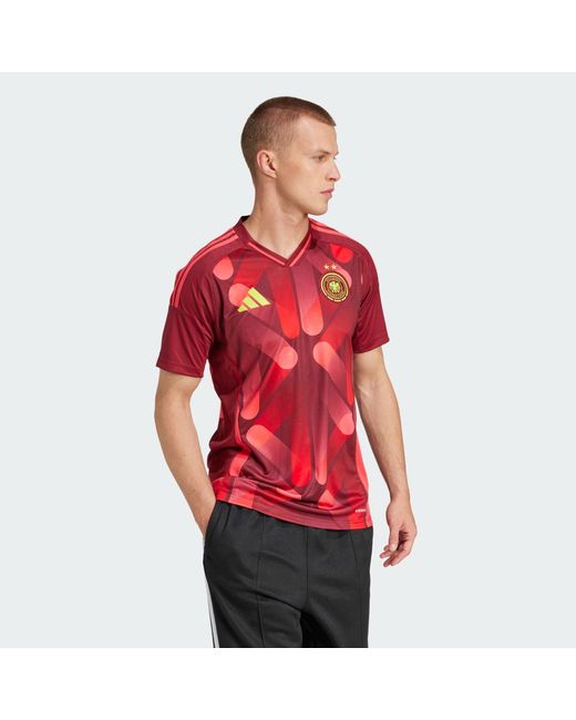 Adidas Red Germany 25 'S Team) Away Jersey for men