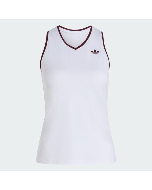 Adidas Red Tennis Classics Tank Top