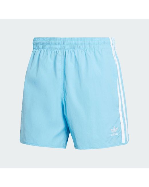 Adidas Blue Adicolor Classics Sprinter Shorts for men