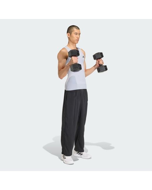 Adidas Black Primelift Essentials Workout Joggers for men