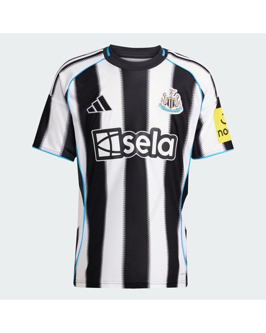 Adidas Black Newcastle United Fc 25/26 Home Jersey for men