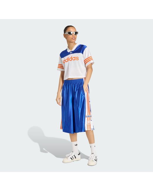 Adidas Blue Adibreak Elongated Short