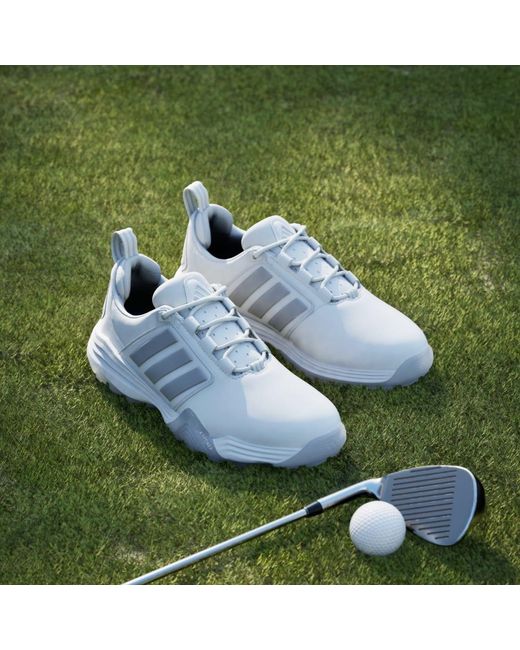 Adidas White Adipower 26 Spikeless Golf Shoes