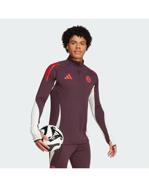Maglia Da Allenamento Tiro 24 Fc Bayern München di Adidas in Red da Uomo