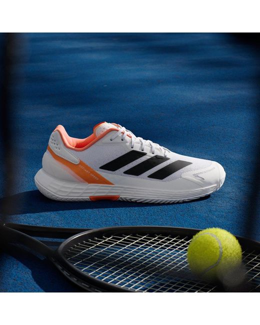 Adidas White Tennis Defiant Speed 2 Tennis Shoes Jr1745 for men