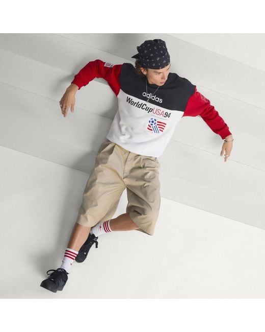 Adidas Multicolor Graphic Sweatshirt for men