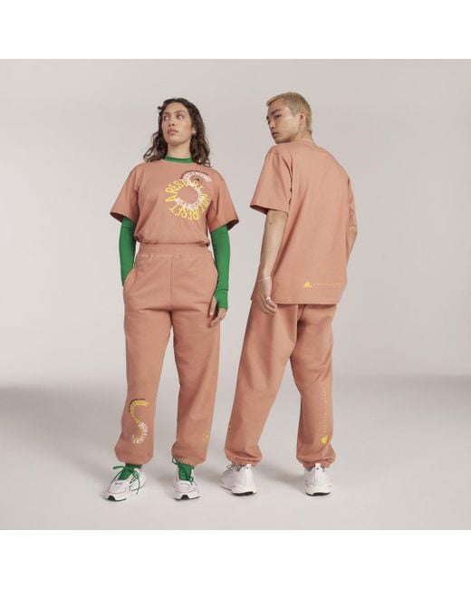 Pantaloni da allenamento by Stella McCartney Sportswear (NEUTRAL) di Adidas in Pink