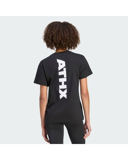Adidas Black Athx Graphic T-Shirt