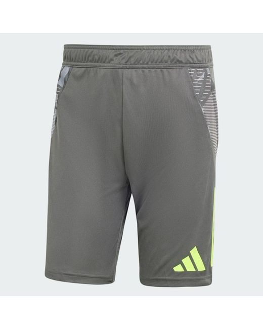 Adidas Gray Tiro 24 Competition Training Shorts for men