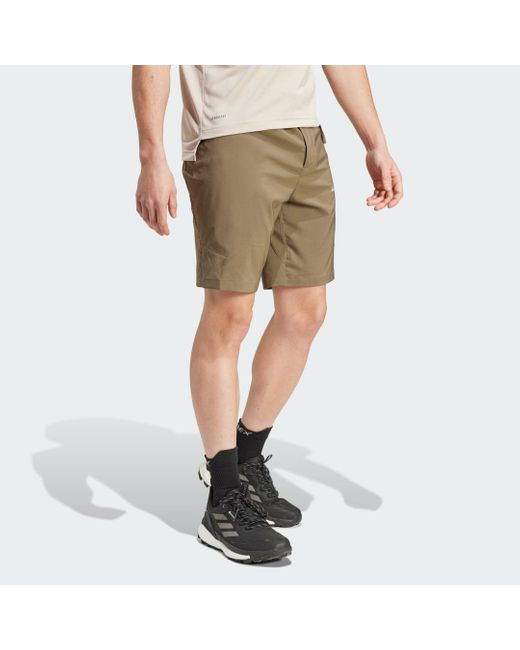 Adidas Green Terrex Xperior Mid Shorts for men